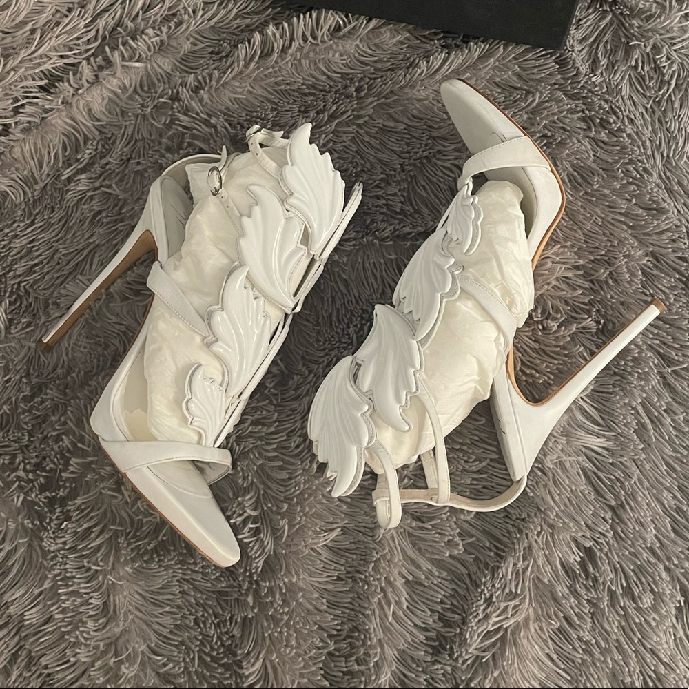 Giuseppe Zanotti White Cruel Sandal Heels